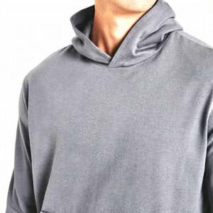 Kit and Ace Brushed Grey Merino Jersey Hooded Tee Size L (Modal/Wool/Spandex)